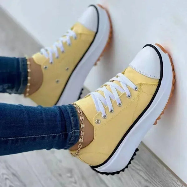 Colorful Canvas Comfort Sneakers